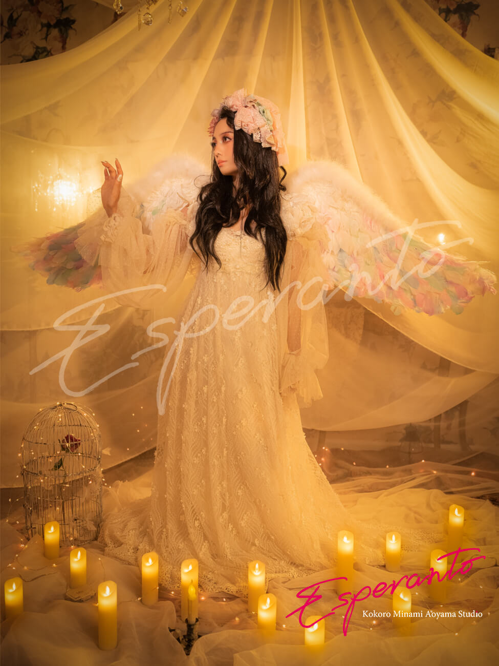 天使　ドレス　撮影
