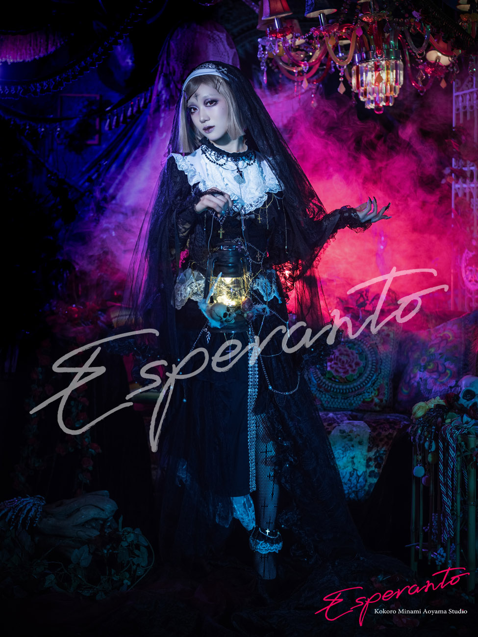 Sisterスタイルのダークなハロウィン撮影